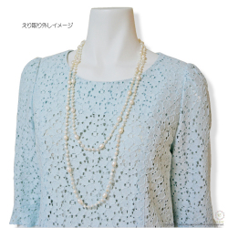 優雅な高級レースＡライン２wayワンピース